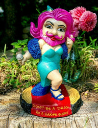 Diva Drag Queen Garden Gnome - Pride Outdoor Sculpture-Figurine-Statue Big Mouth