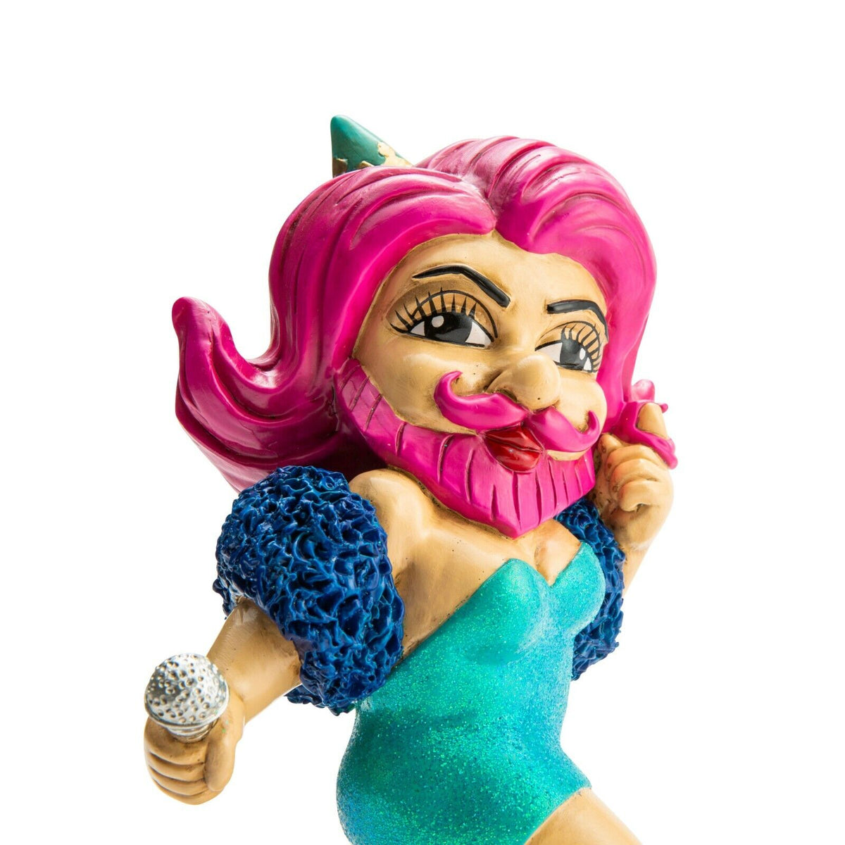 Diva Drag Queen Garden Gnome - Pride Outdoor Sculpture-Figurine-Statue Big Mouth