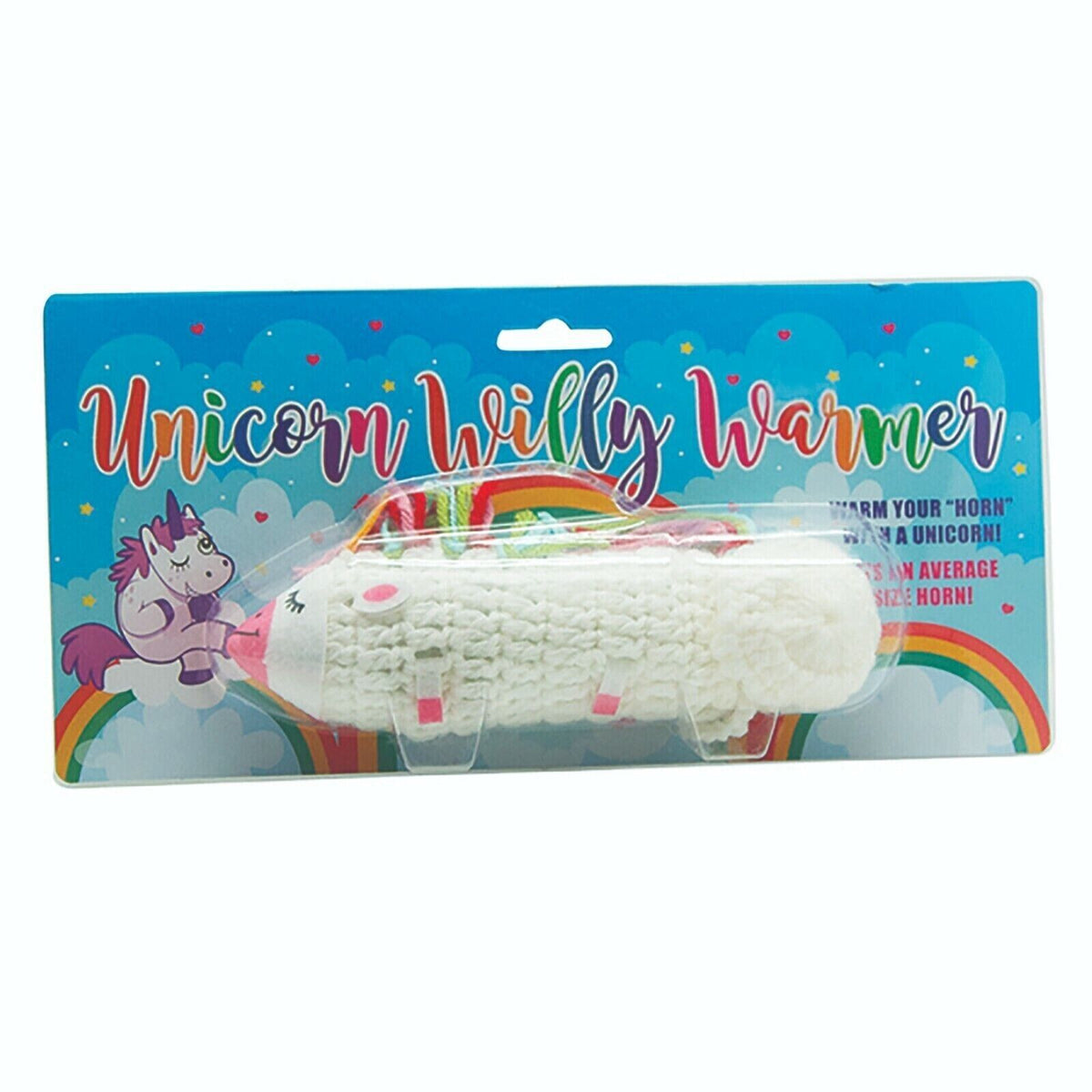 The Unicorn Willy Warmer  "Warm your Horn with a Unicorn" Adult Gag Joke Gift