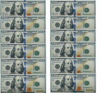 Billetera para billetes de cien dólares de $ 100, tarjetero fino plegable, VENDEDOR DE EE. UU.