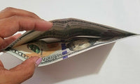Portefeuille pour billets de cent dollars de 100 $ Porte-cartes mince à deux volets - VENDEUR AMÉRICAIN