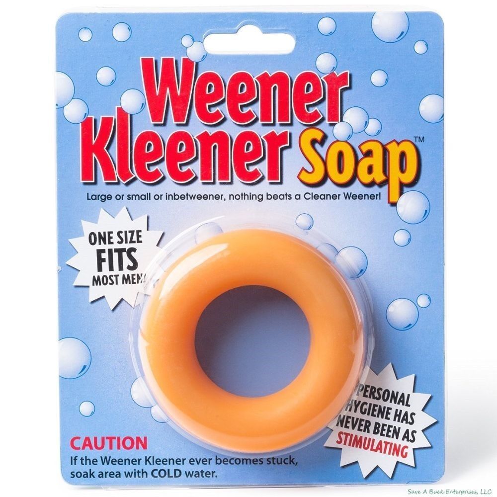 Weener Cleaner Soap Willy Weiner - Joke Gag Gift Party Adult Prank Shower Toy