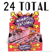 24 TOTAL 6" Cojines Fart Whoopee - Whoopie Party Joke Gag Juguete para niños - Venta al por mayor