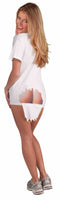 Camiseta blanca divertida con botín para mujer adulta, camiseta para mujer, trasero, grieta GaG