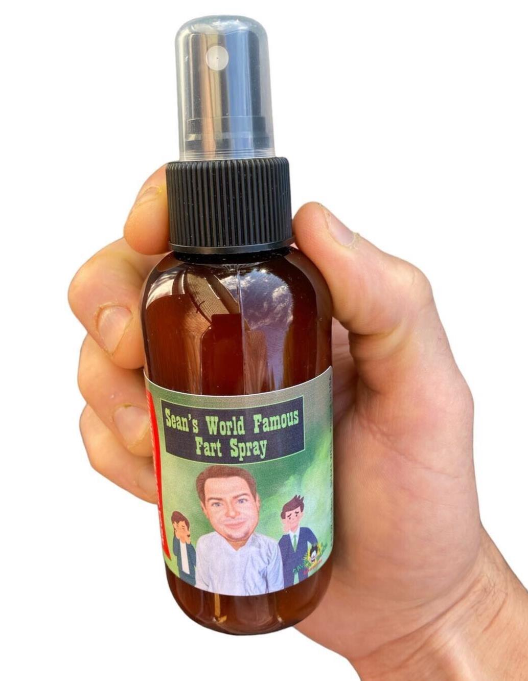 2 SEAN'S FAMOUS FART SPRAY BOTTLES - Giant 4 oz Size - Liquid GaG Prank Ass Joke