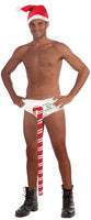 CANDY CANE STUD UNDIES Underwear Christmas White Briefs Funny GaG Joke Prank Men