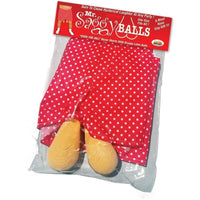 Mr. Saggy Balls - Disfraz corto de bóxer con testículos y saco de bolas para el viejo abuelo malo
