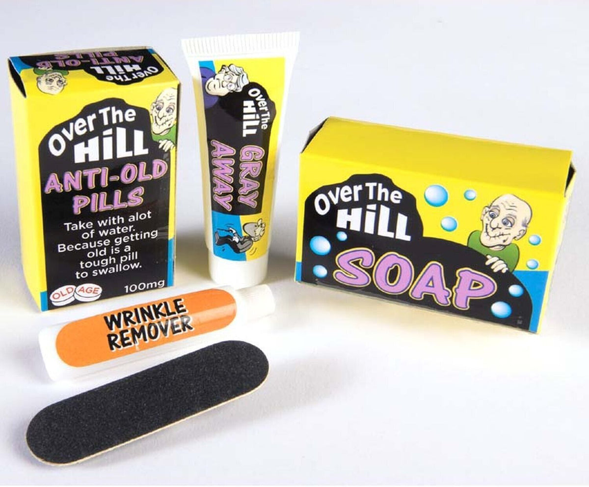 Over The Hill First Aid Survival Kit -  Gag Prank Joke Novelty Retirement Gift