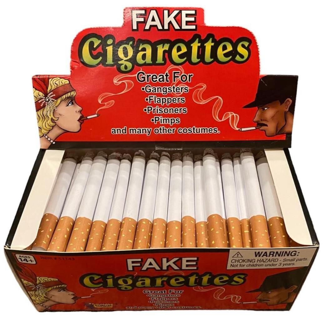 (144) JOKE CIGARETTE - PROP LOOKS REAL Accessoire de costume - Vente en gros (1 brut)