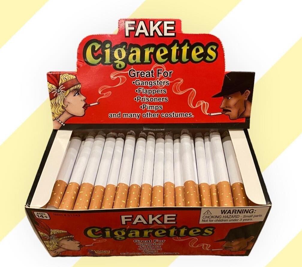 (144) JOKE CIGARETTE - PROP LOOKS REAL Accessoire de costume - Vente en gros (1 brut)