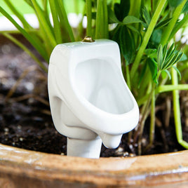 The Bathroom Urinal Plant Watering Stake - Funny Garden Gag Joke REALLY WORKS!