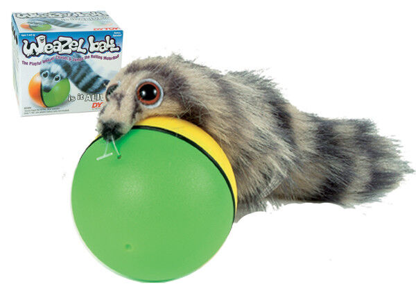 FURRY WEASEL BALL - Weazel Cat Dog Child Play Toy - Funny GaG Novelty