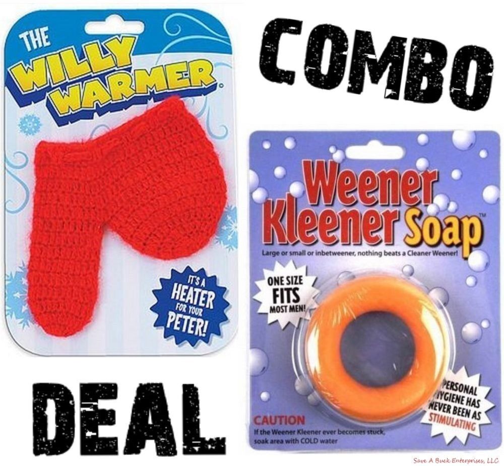 Heater For your Peter Willy Warmer Sock + Weener Weiner Cleaner Soap ~ GAG COMBO