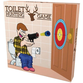 Toilet Potty Hunting Game - Target Shooting Dartboard  - Funny Gag Joke Gift Toy