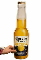 Corona Extra Metal Tin Beer Bottle Bar Pub Sign 22" X 6" Garaje Mancave Room