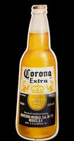 Corona Extra Metal Tin Beer Bottle Bar Pub Sign 22” X 6”  Garage Mancave Room