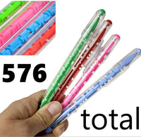 576 MAZE PUZZLE School Office Pen "Built in Balls" Fidget Game Child Toy (48 dz)