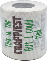 "Crappiest Gift I could Find" Toilet Paper Bathroom Gags, Pranks, Office Gift