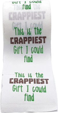 "Crappiest Gift I could Find" Toilet Paper Bathroom Gags, Pranks, Office Gift