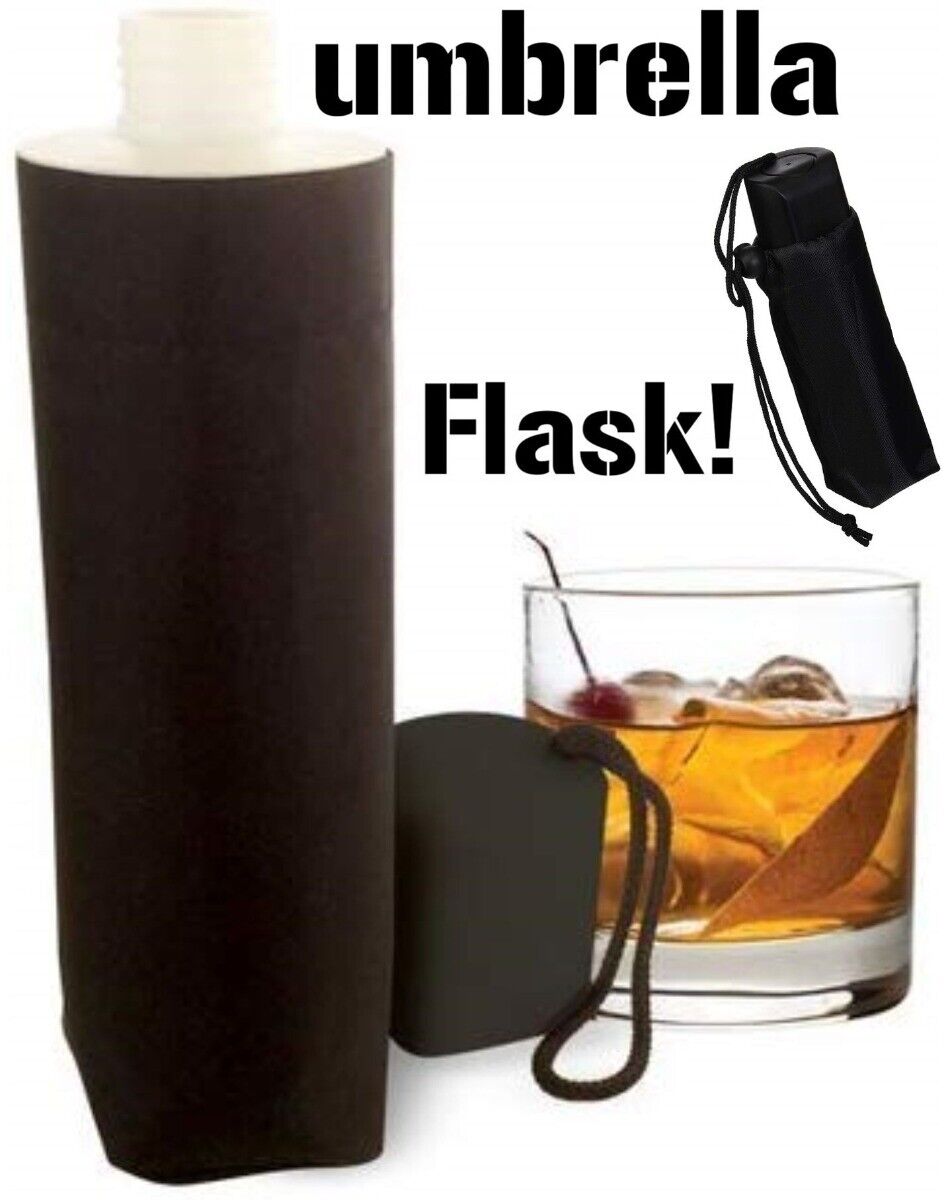 Faites passer vos boissons alcoolisées en contrebande en vacances - 9 oz. Parapluie de flacon caché