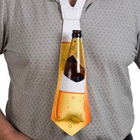 Beer Tie Holder - Funny Party Dress up - Joke Gift