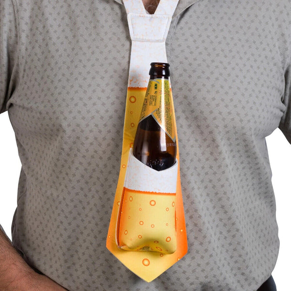 Porte-cravate de bière « Hold my Beer » Funny Dress up Party Holster - Gag Joke Gift