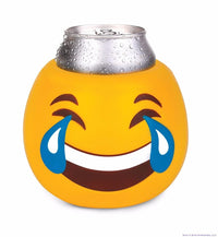 TEARS OF JOY EMOJI - Bouteille de boisson en mousse, bière, soda, refroidisseur - BigMouth