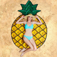 GIANT 5 FT PINEAPPLE - Beach Pool Shower Towel Blanket - BigMouth Inc.