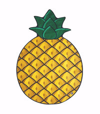 GIANT 5 FT PINEAPPLE - Beach Pool Shower Towel Blanket - BigMouth Inc.