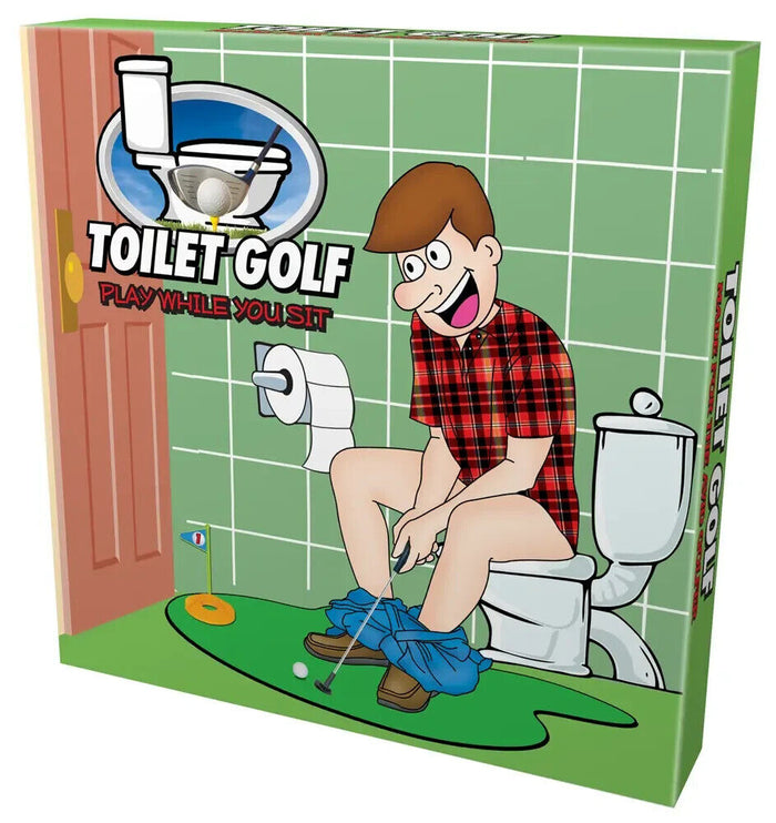 Juego de golf para ir al baño - Putting Green en el baño - Broma divertida Regalo de juguete