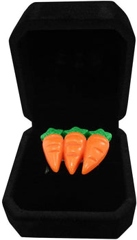 Funny 3 Carrot Karat Engagement Ring In Box - Wedding Practical Joke Gag Prank