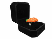 Funny 3 Carrot Karat Engagement Ring In Box - Wedding Practical Joke Gag Prank