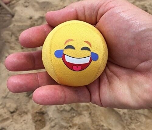 2 Emoji Lágrimas de Alegría Rebotando Agua Piscina Spa Estrés Squish Ball Juguetes