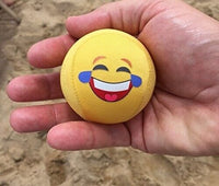 Emoji Tears of Joy Water Bouncing Skimming Pool Spa Stress Squish Ball Toy