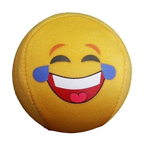 Emoji Tears of Joy Water Bouncing Skimming Pool Spa Stress Squish Ball Toy