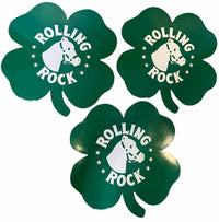 SET OF 3 Irish Rolling Rock Shamrock Patricks Day Poster Beer Bar Pub Signs