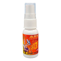 The small white spray top bottle labeled "Ass on Fire Fart Prank" features colorful cartoon graphics depicting a humorous scene. As part of the assorted stink prank set that includes 1 Liquid Ass, Ass on Fire, 1 Bad Karma, 1 Barfume, and 1 Tex Ass - Stink Spray, it's perfect for some lighthearted mischief.