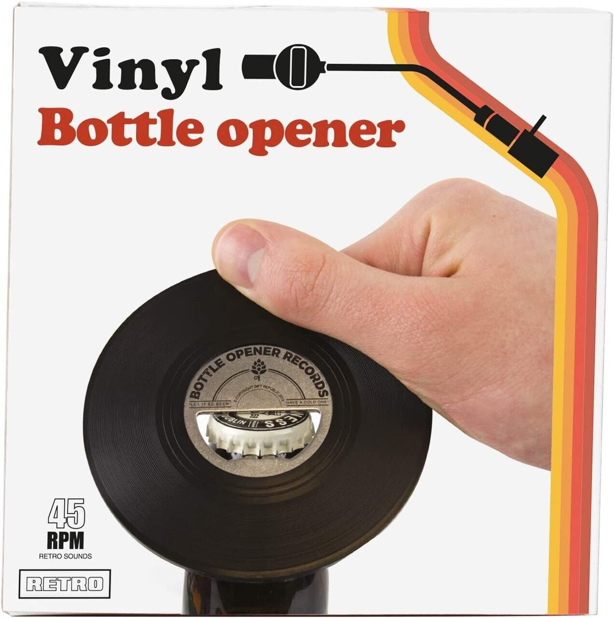 Vinyl Record Shaped Bottle Opener - Music Beer Home Bar - so awesome!