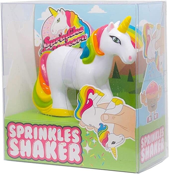 Distributeur shaker licorne Sprinkles – Saupoudrer et décorer des gâteaux, desserts, bonbons