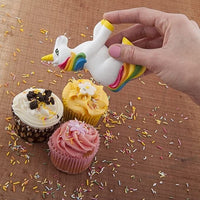 Unicorn Sprinkles Shaker Dispenser - Sprinkle & Decorate Cake Dessert Candy
