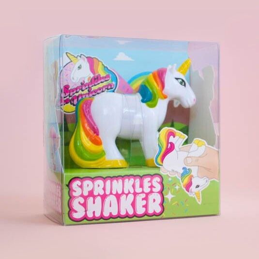 Unicorn Sprinkles Shaker Dispenser - Sprinkle & Decorate Cake Dessert Candy