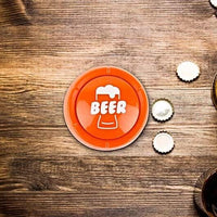 EMERGENCY BEER BUTTON - Funny Talking Gag Joke Bar Drinking Gift for MEN!