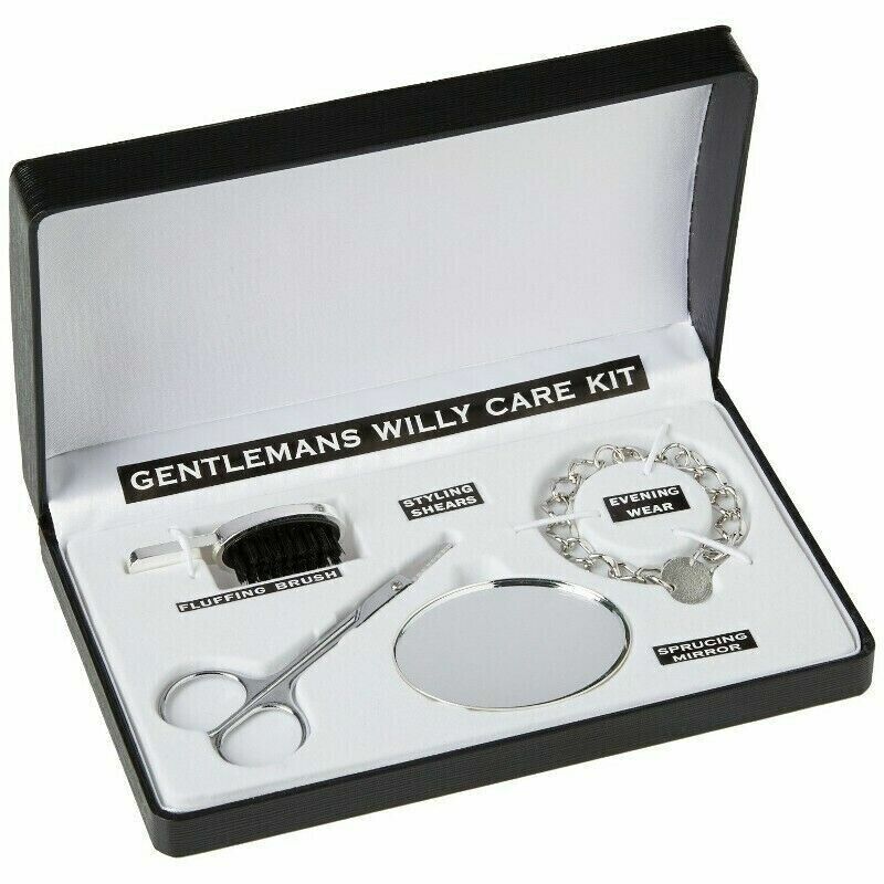 Gentlemans Willy Care - Kit de aseo para hombre, novedad, broma secreta, regalo de Navidad de Papá Noel