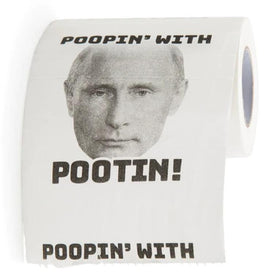 Poopin con Pootin - Rollo de papel higiénico ~ Broma de broma de regalo - BigMouth Inc