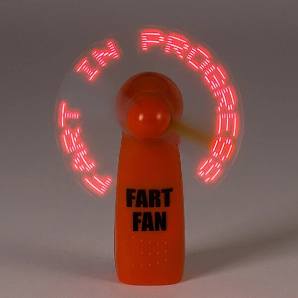 FART FAN - Blow Stinky Farts Away! Electronic Message ~ Funny Gag Prank Joke Toy