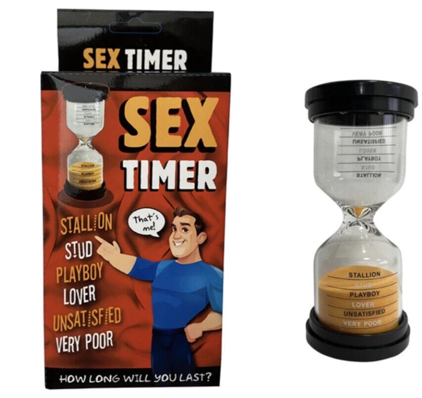 SEX TIMER - Hilarious novelty gift!  How Long Will you Last?