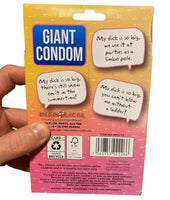 GIANT 4" WIDE CONDOM - MEGA SIZE - Funny GaG Joke Sex Gift - Mens Super Size!
