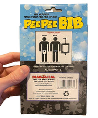 Pee Pee Bib - Willy Pecker Weener Weiner Diaper Apron - Funny Over Hill Gag Gift