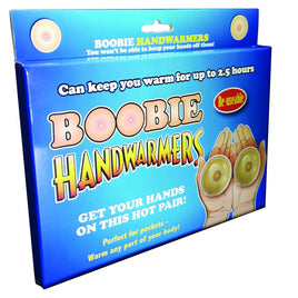 2pk Boobs Boobie Hand Warmers Adult Reusable Funny Secret Santa Stocking Gift