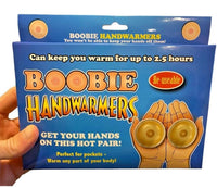 2pk Boobs Boobie Hand Warmers Adult Reusable Funny Secret Santa Stocking Gift